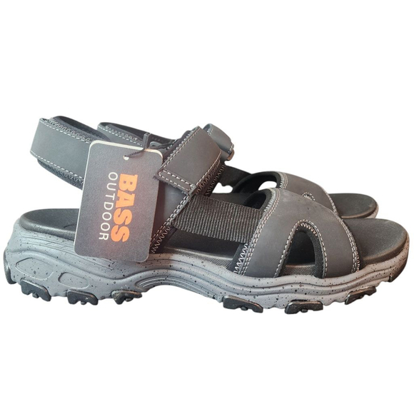 Bass Outdoor Men's Trail Sandals Size 10.5 Gray New with Box - Picture 1 of 6